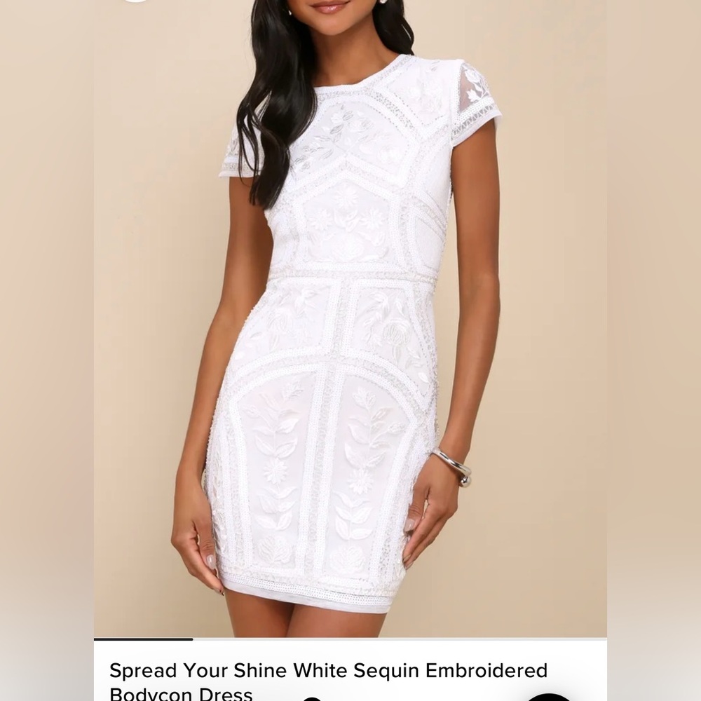 White Lulus Dress